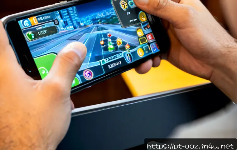 에이지오브제트 개인 업적 달성법 - Photorealistic close-up of a Portuguese mobile strategy gamer at a tidy Lisbon apartment desk, confi...